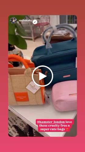 Customer video review of Hamster London Beverley Offshore Tote Bag Orange