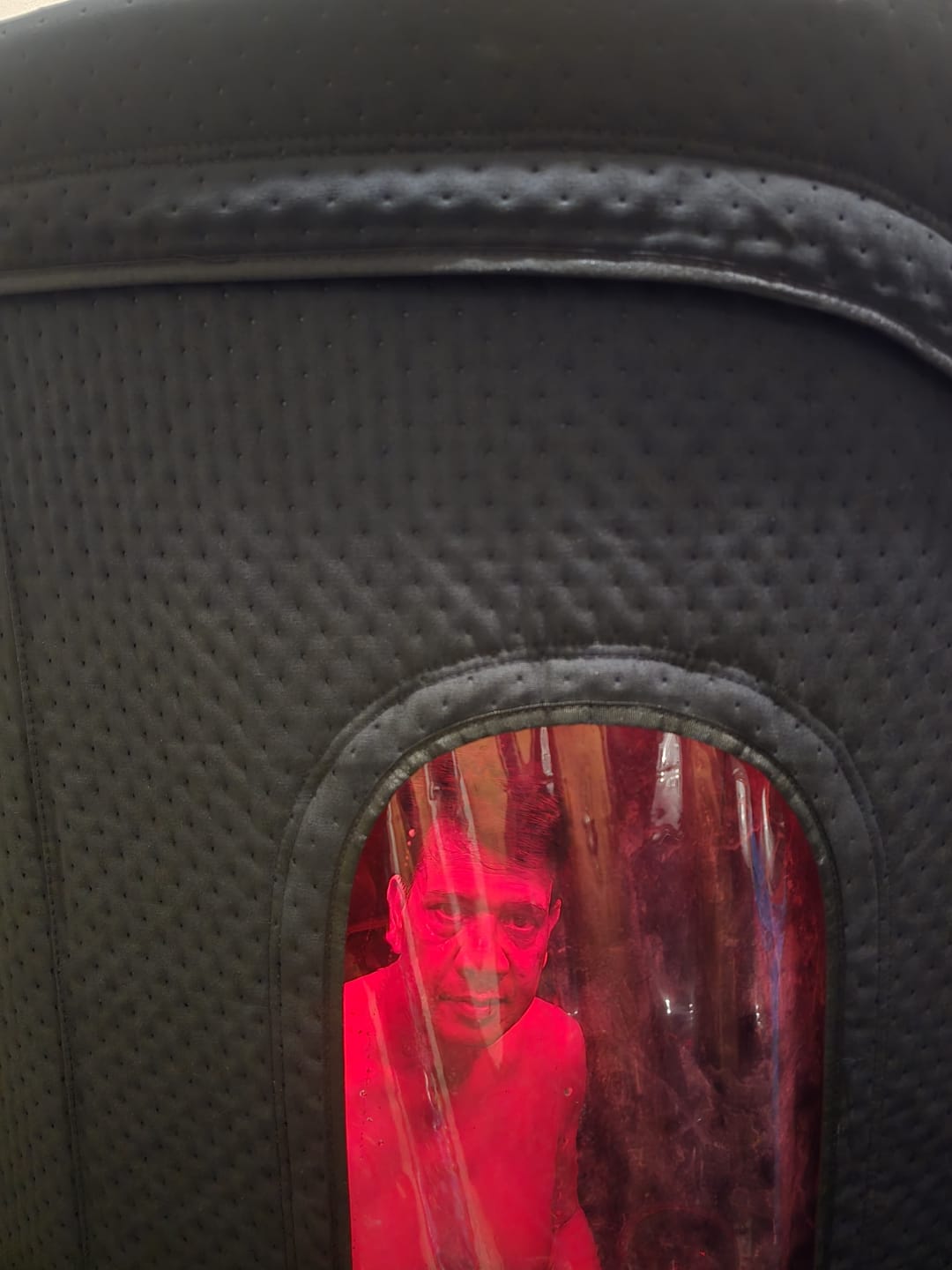 Customer photo review of The Sauna Pod