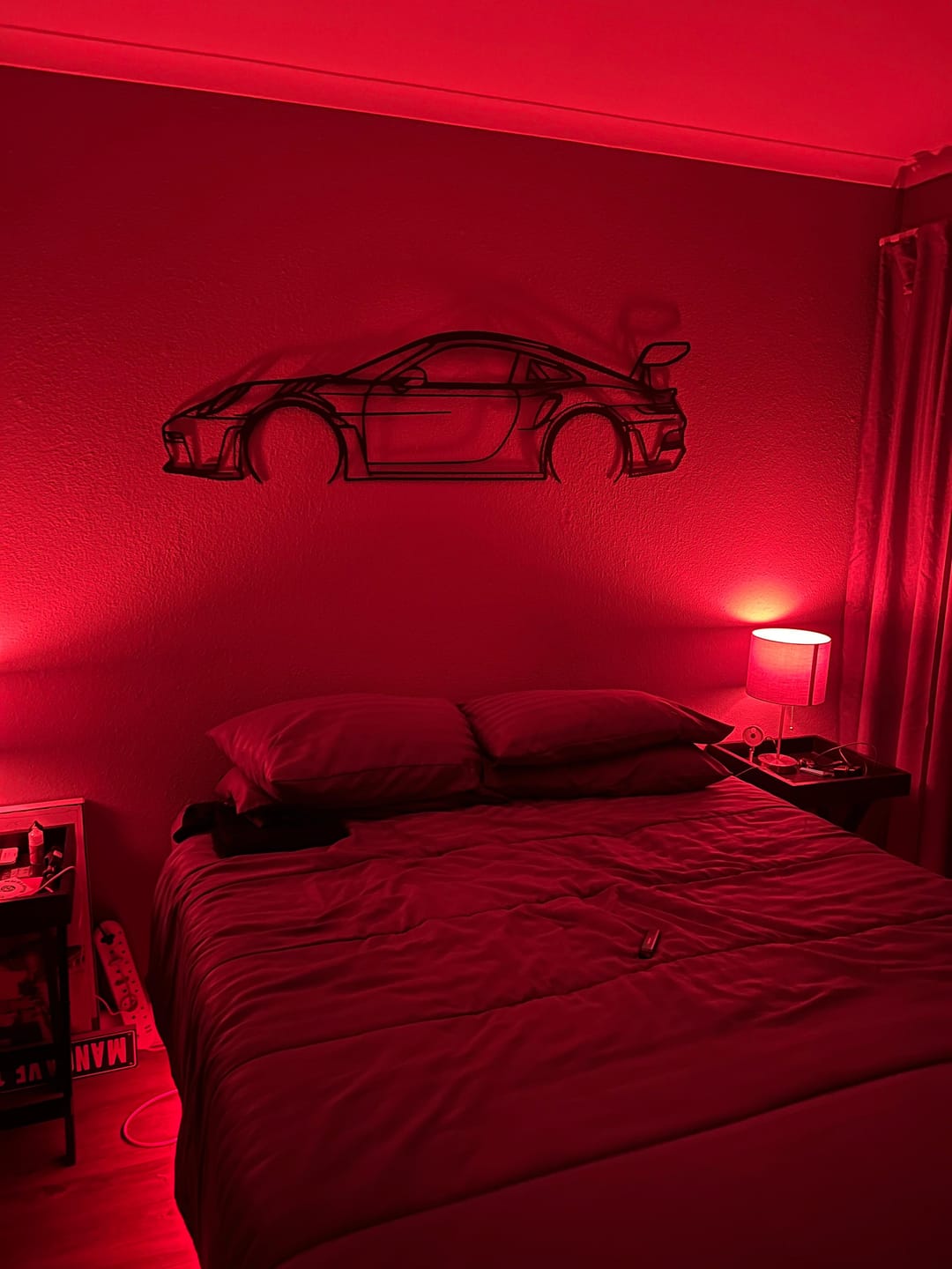 Customer photo review of Porsche 911 992 GT3 RS Detailed Metal Wall Art Frame