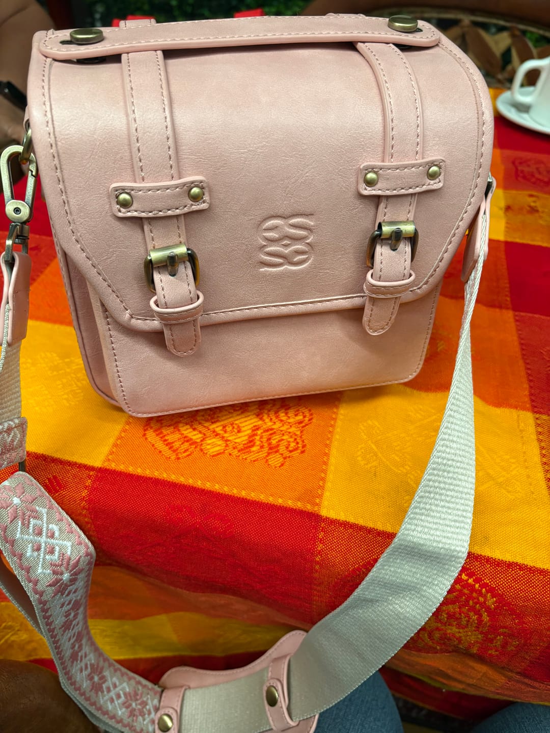 Customer photo review of Clara Vintage Shoulder Camera Bag