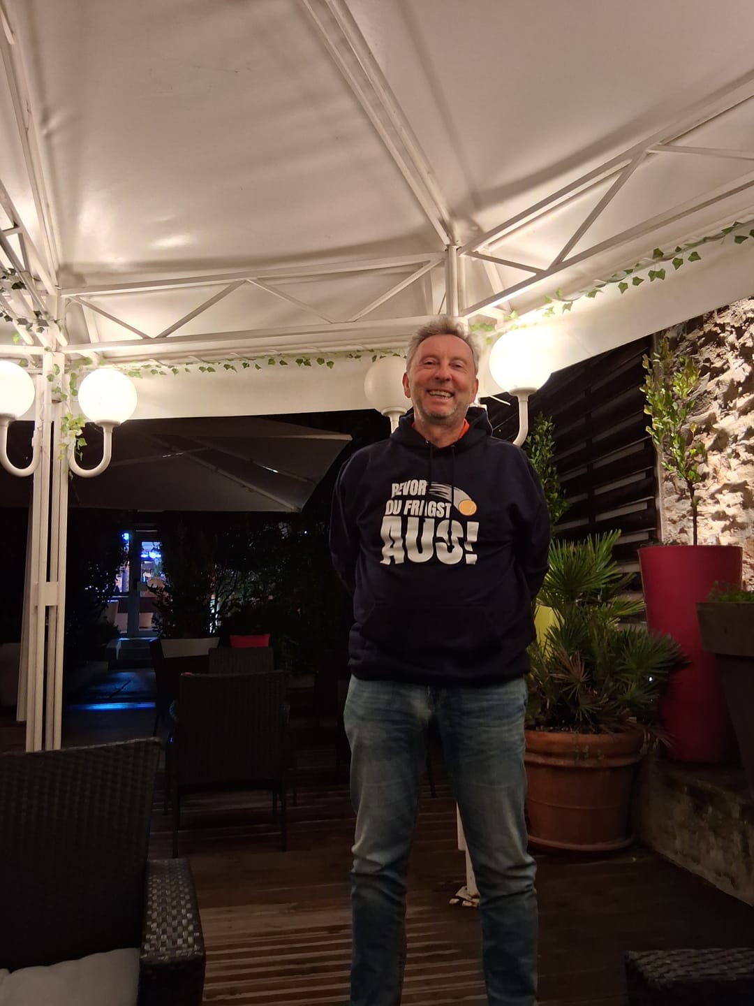 Customer photo review of Bevor du fragst | Hoodie (Unisex)