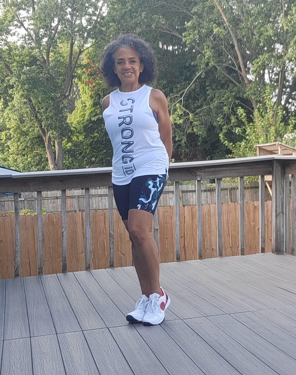 Customer photo review of STRONG iD Unisex Muscle Tank