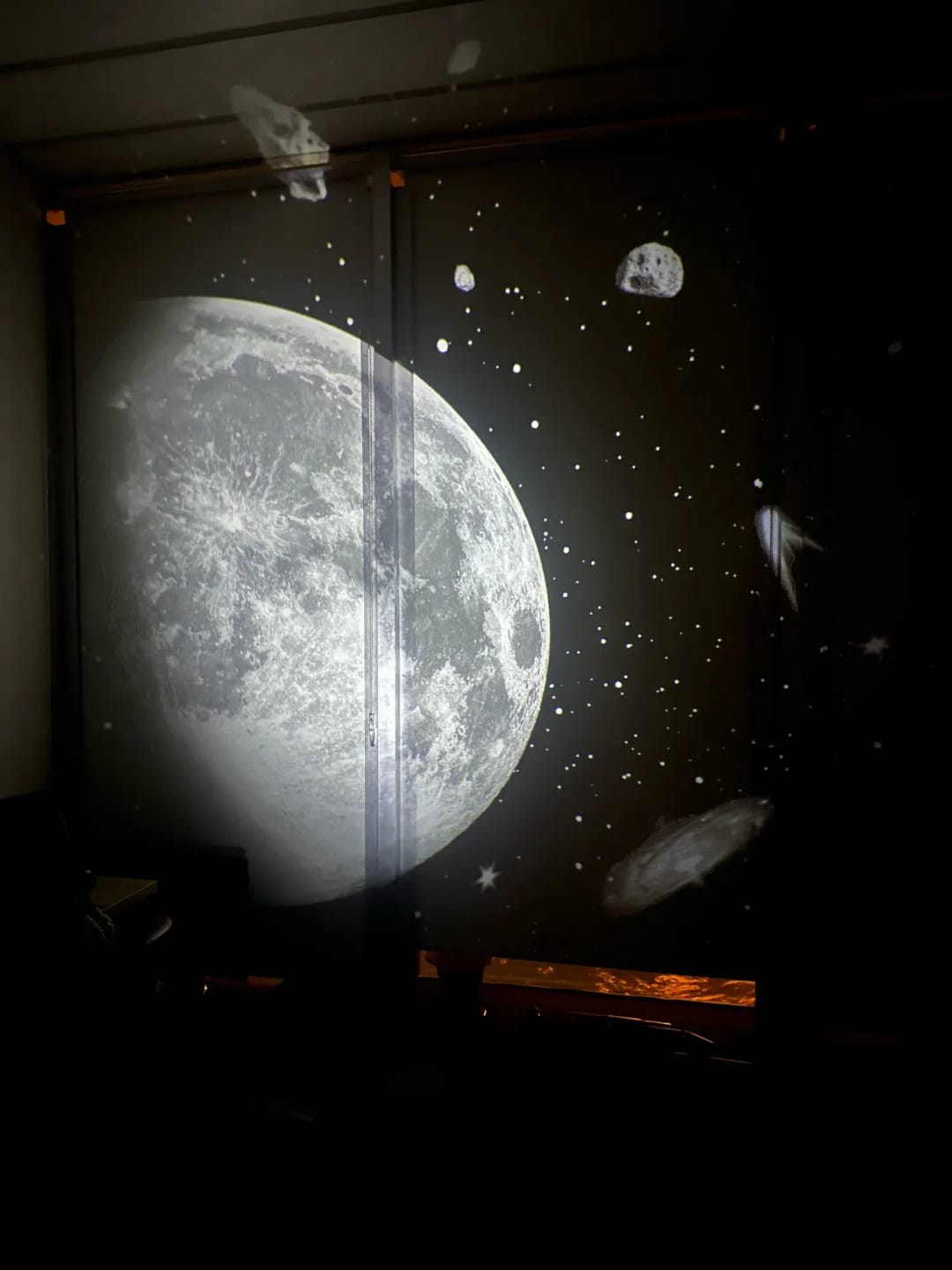 Customer photo review of Starry Sky Galaxy Projector