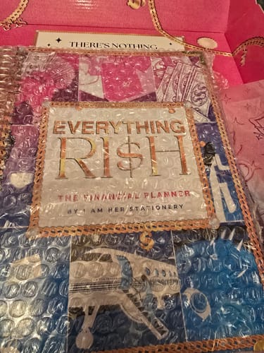Customer photo review of Everything Ri$h: The Financial Planner | Luxury Cover