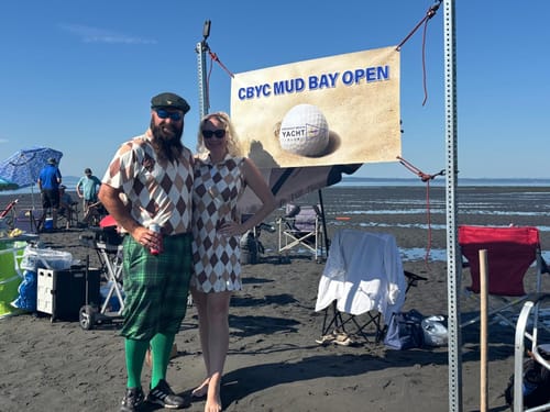 Customer photo review of brown Argyle Women's Golf Sleeveless Zipper Dresses with Built in Shorts