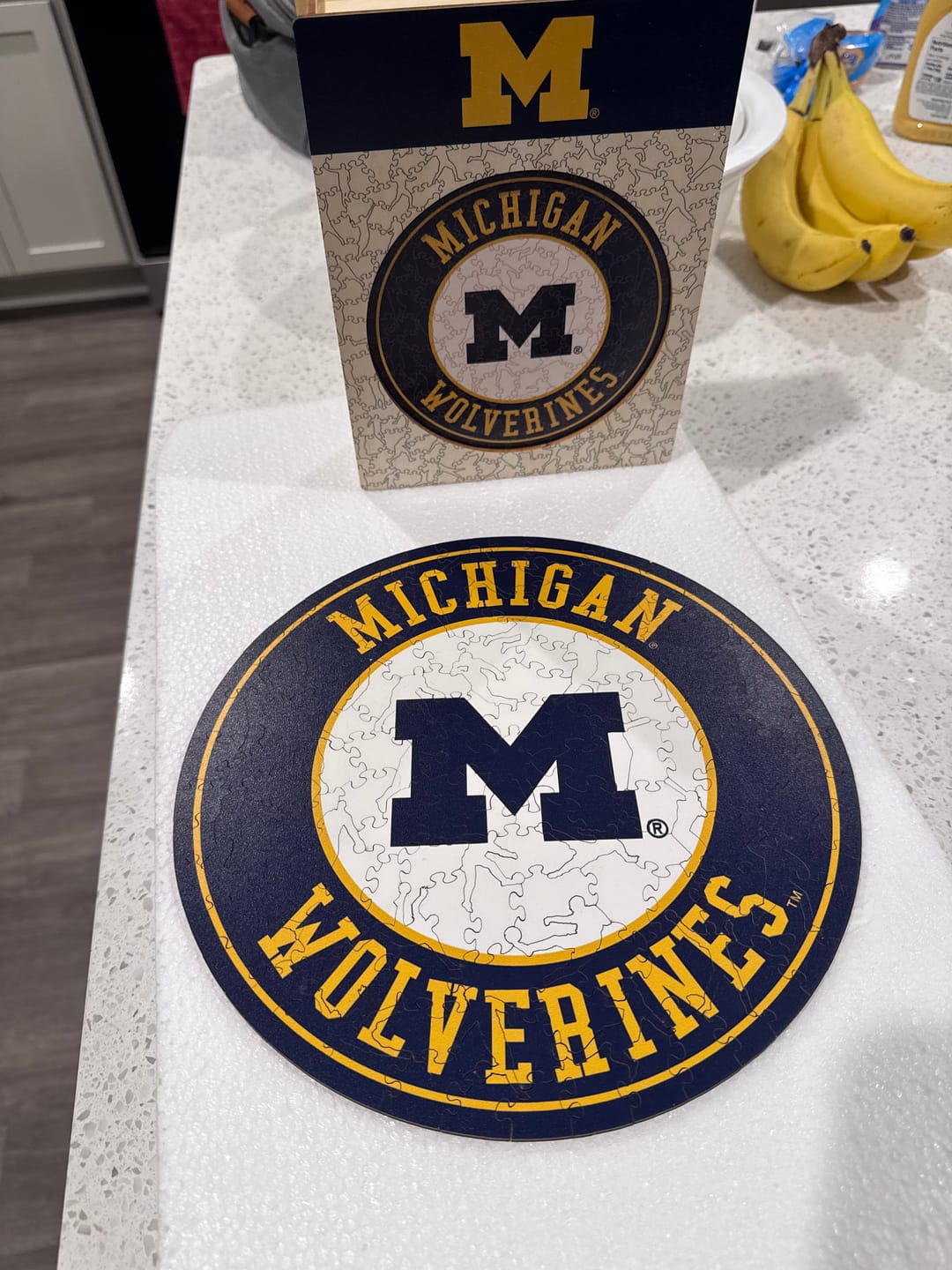 Customer photo review of University of Michigan - Wooden Puzzle
