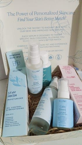 Customer photo review of Stay Fresh Moisturizer Controls Oil and Brightens