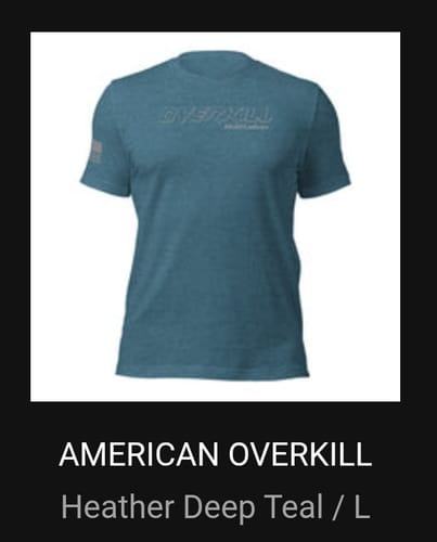 Customer photo review of AMERICAN OVERKILL