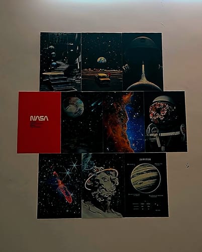 Customer photo review of SPACEWAVE AESTHETIC - WALL COLLAGE POSTERS