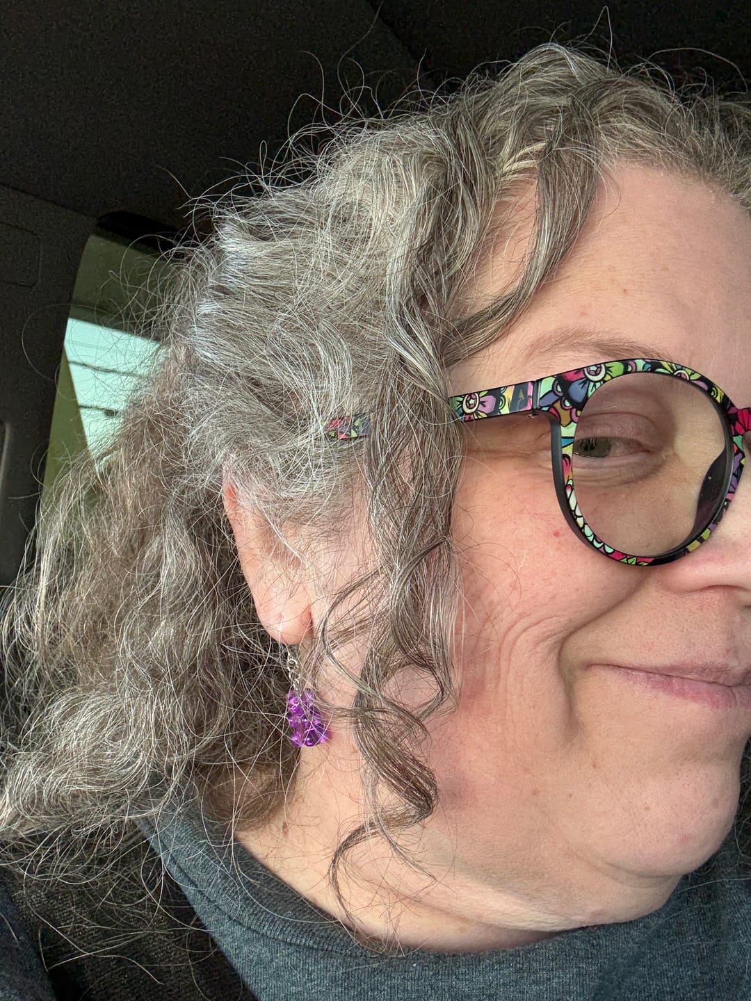 Customer photo review of Gummy Bear Drop Dangles Hypoallergenic Earrings for Sensitive Ears Made with Plastic Posts