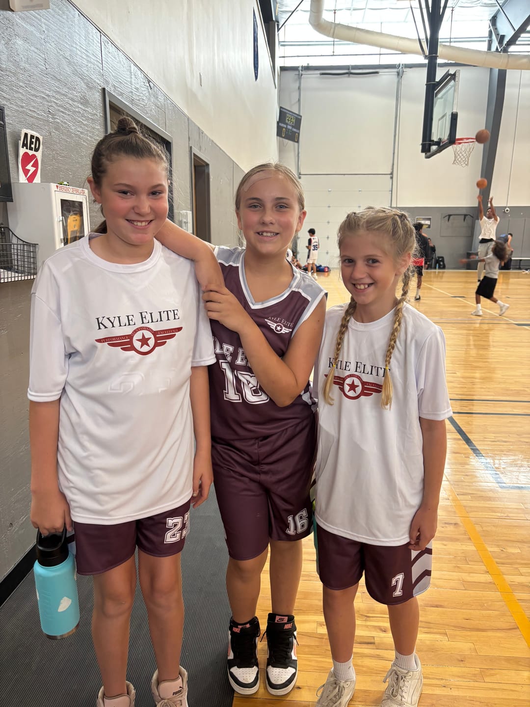 Customer photo review of Custom Crimson White Grey Reversible Basketball Suit for Adults and Kids Personalized Jersey