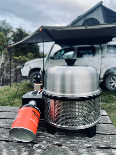 Customer photo review of COBB Grill Gas Bundle