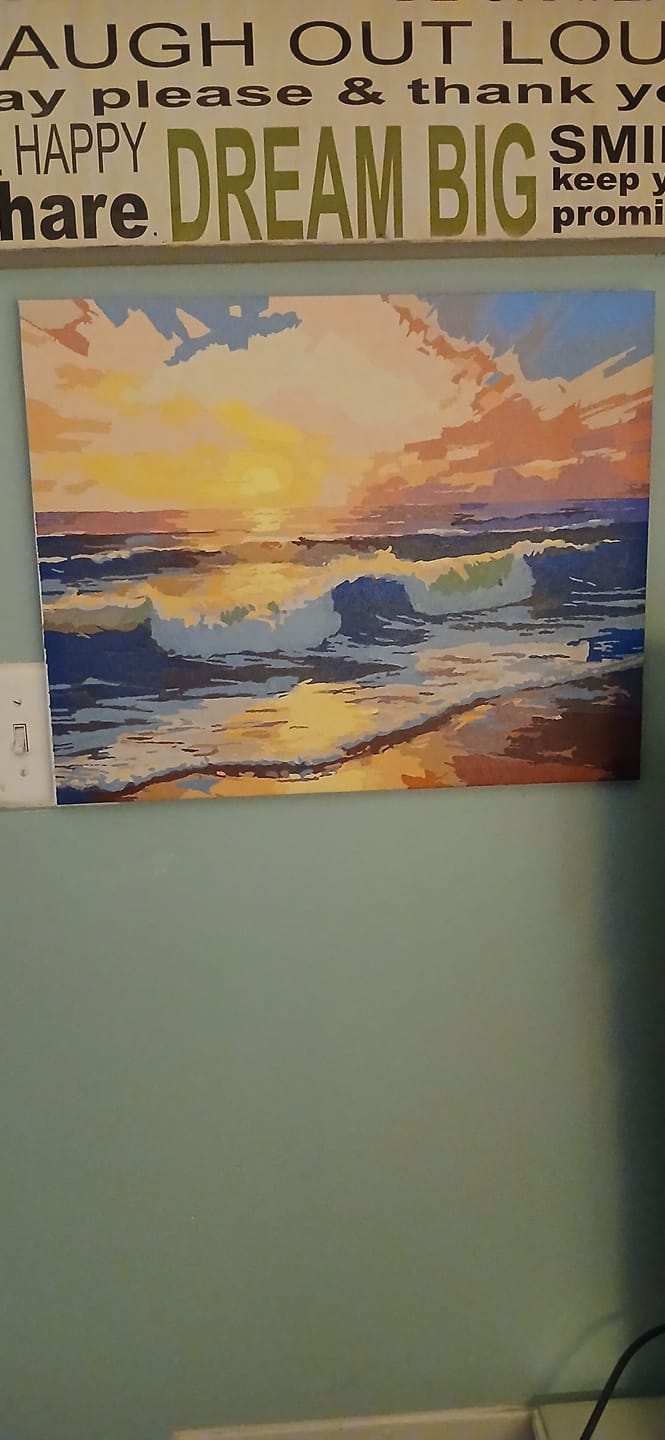 Customer photo review of Sunset Surf