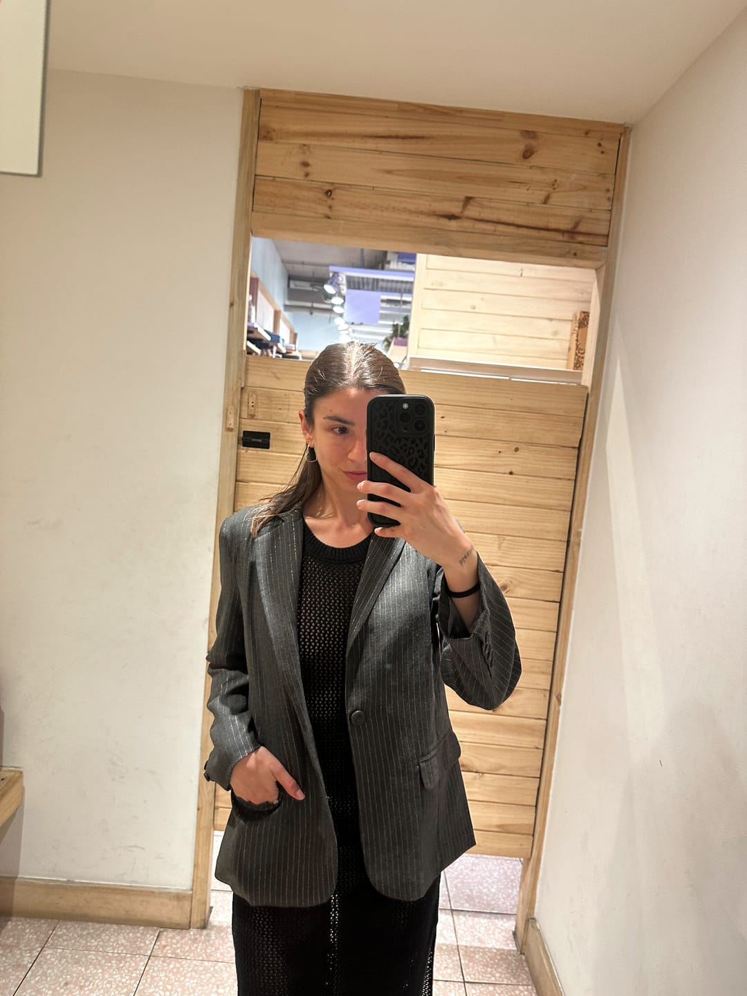 Customer photo review of Blazer Raya Lurex Grey