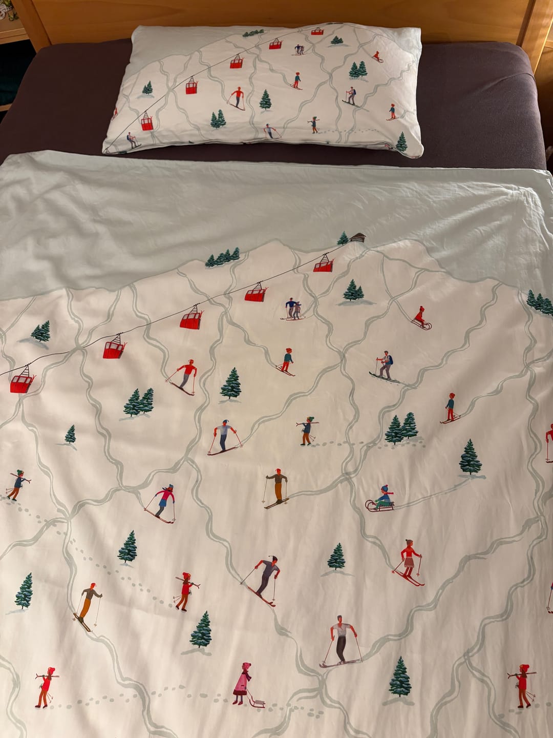 Customer photo review of Bettwäsche "Skipiste"