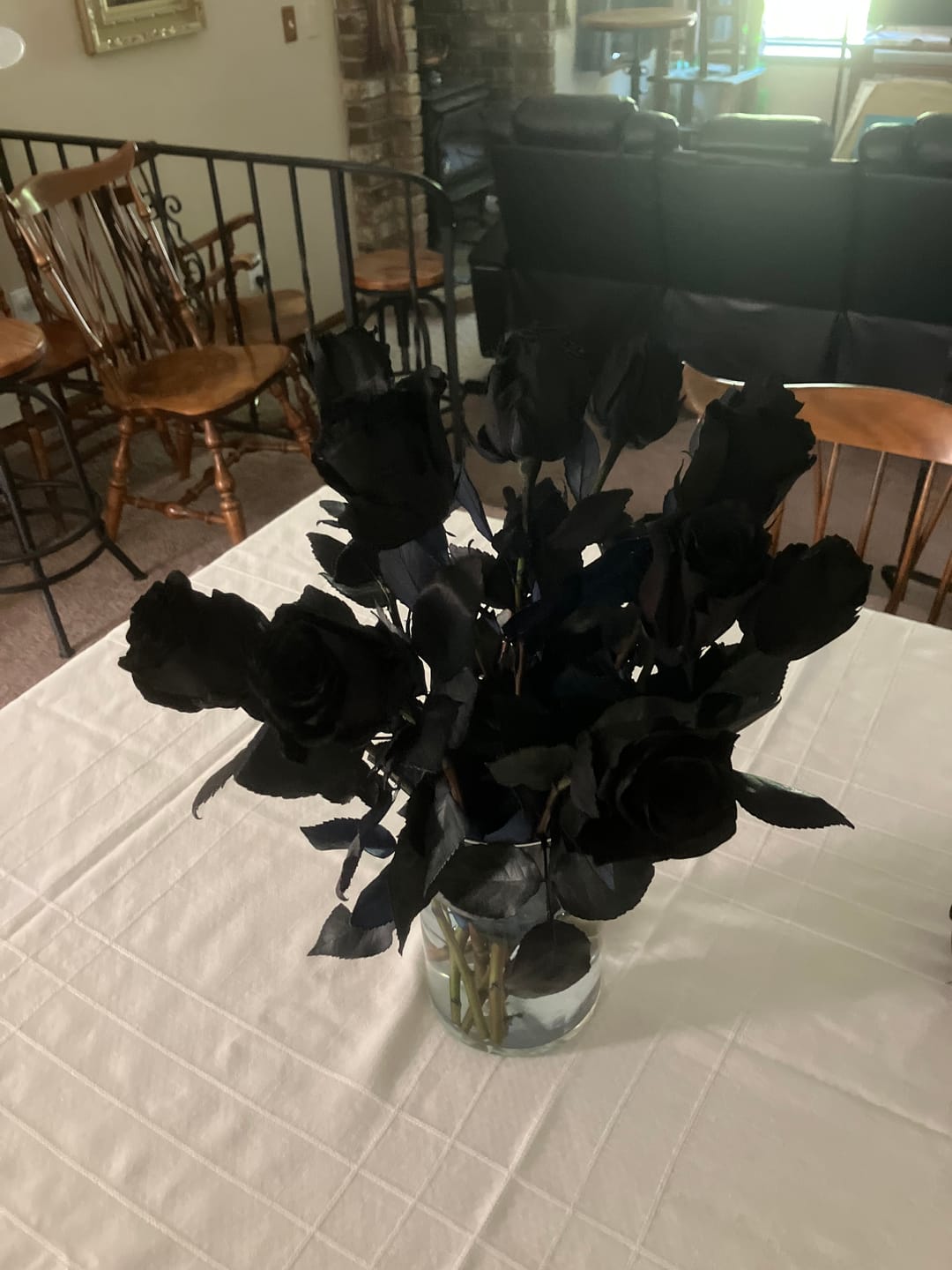 Customer photo review of Black Roses