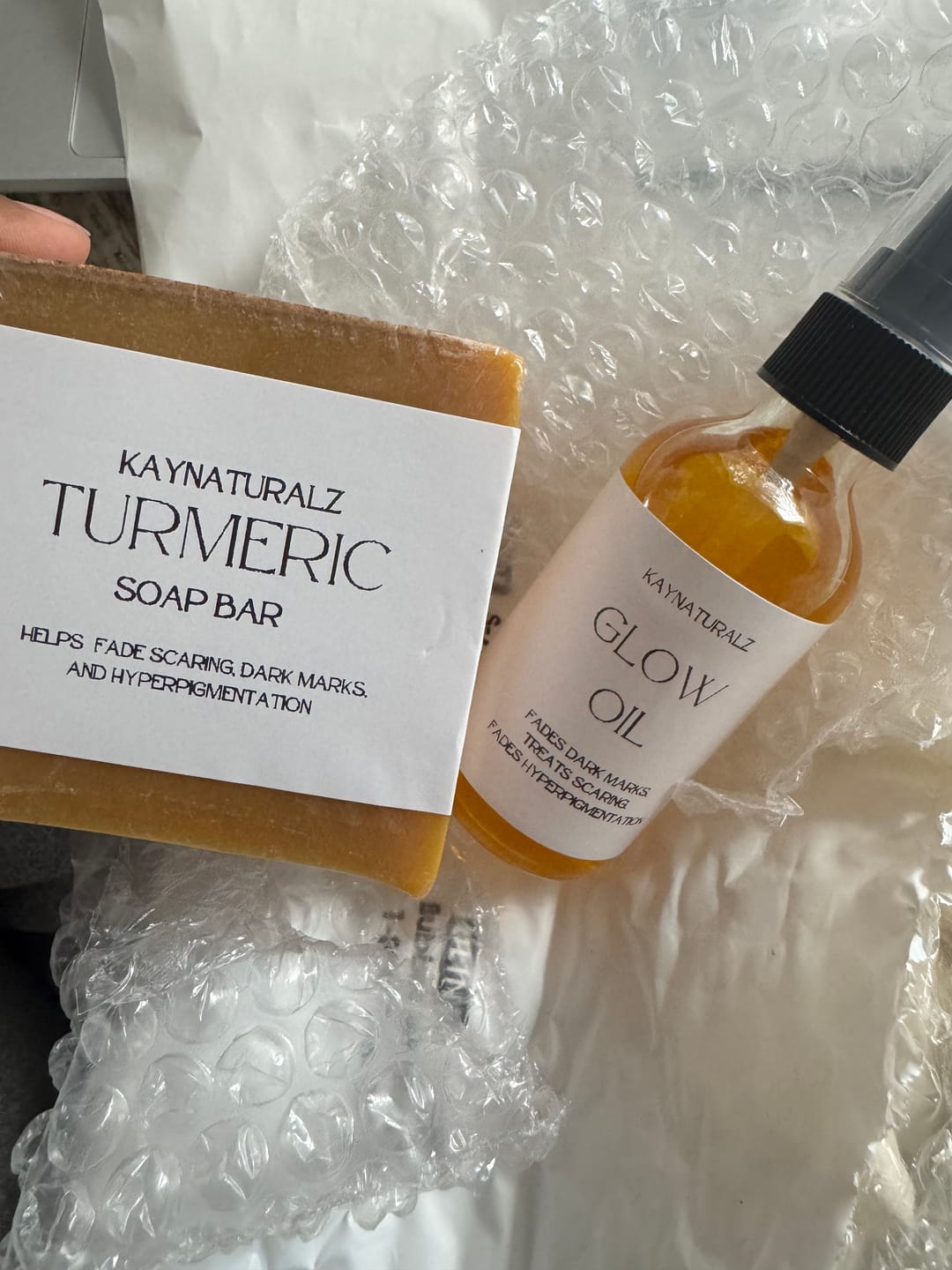 Customer photo review of Duo Skincare Bundle