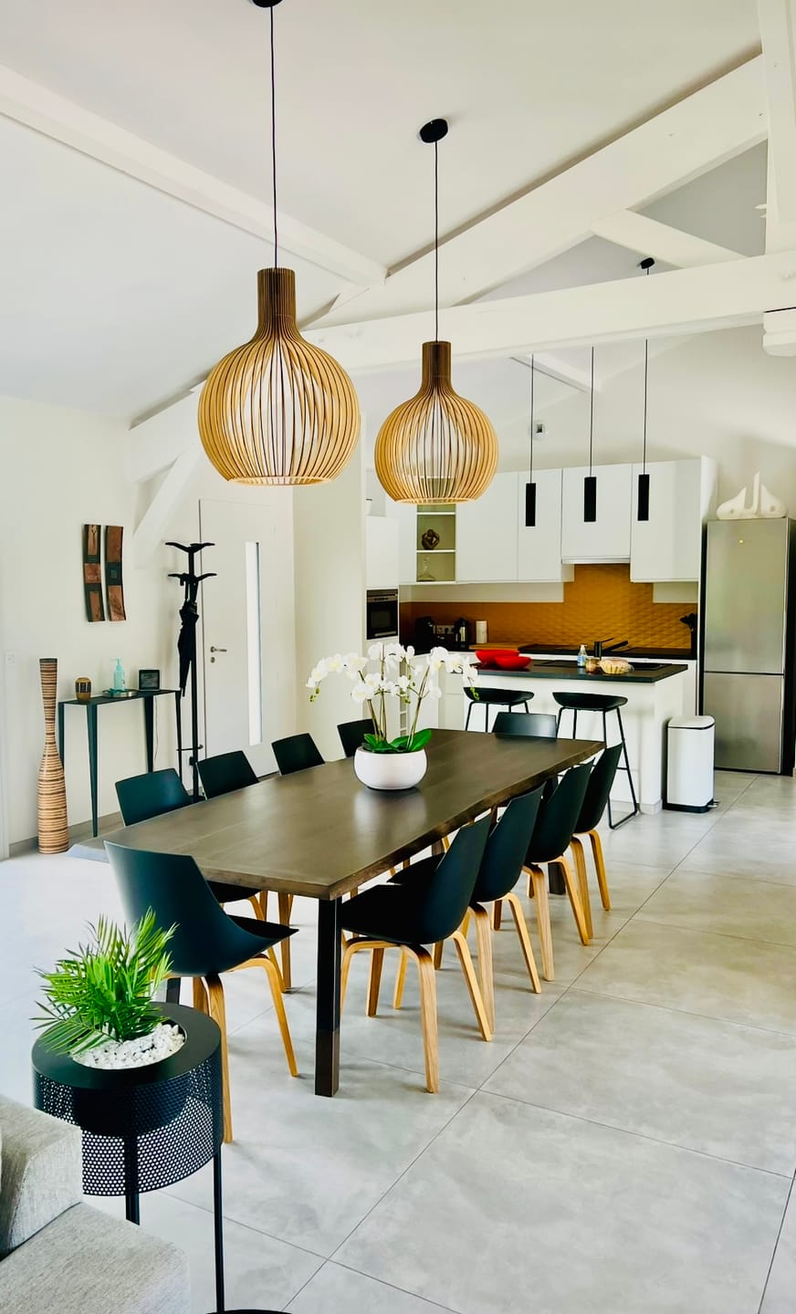 Customer photo review of Suspension en bois scandinave |  Balinaise