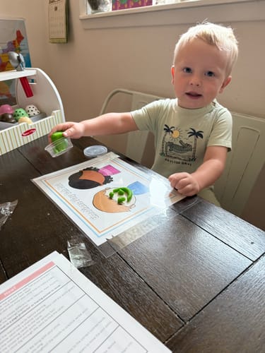 Customer photo review of The Toddler Box- 3 Months