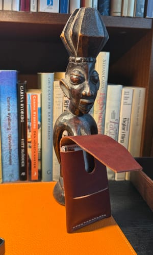 Customer photo review of Slimmad plånbok i äkta läder