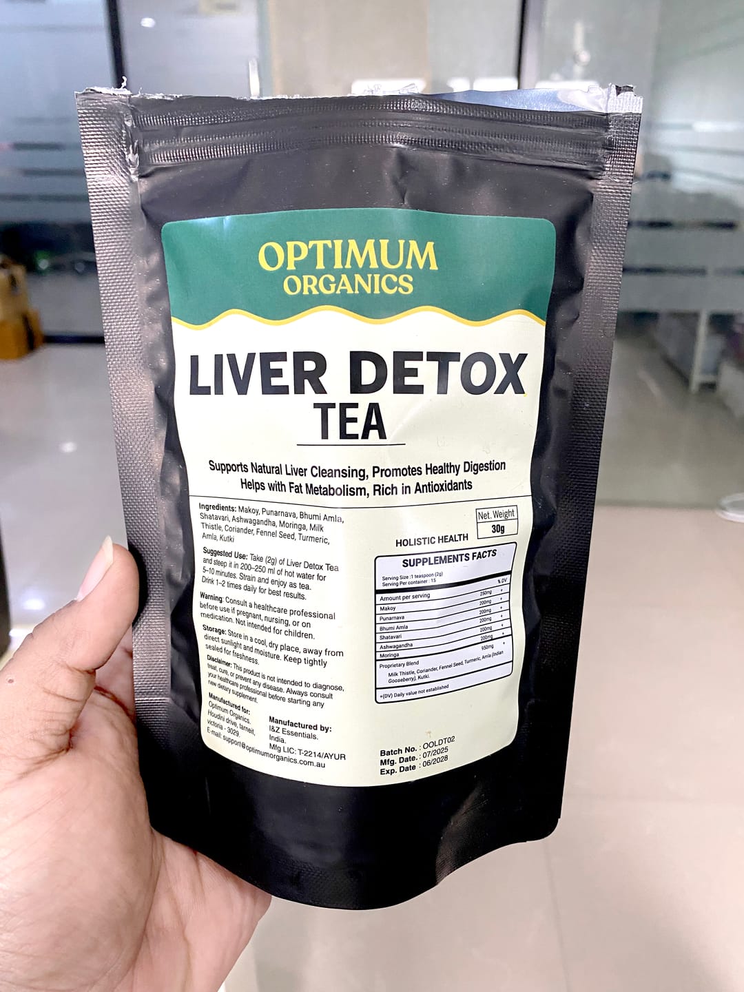 Customer photo review of Liver Detox Tea | 30Days