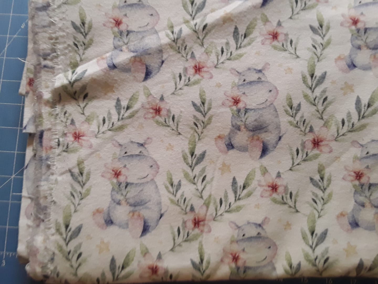 Customer photo review of Botanic Babies Brushed Cotton Fabric