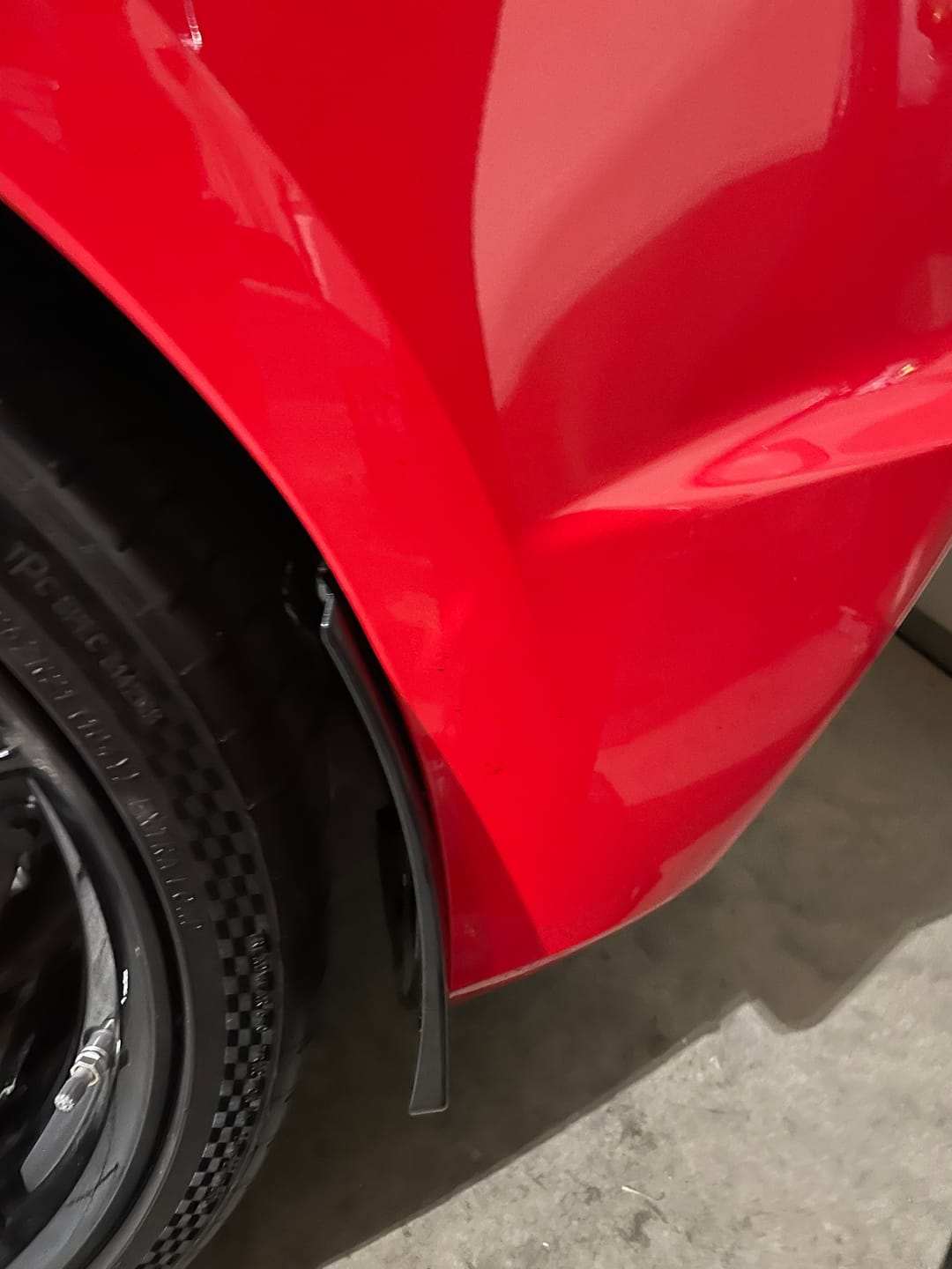Customer photo review of Chevrolet Corvette C8 Z06 XL Extended Front & Rear Splash Guard
