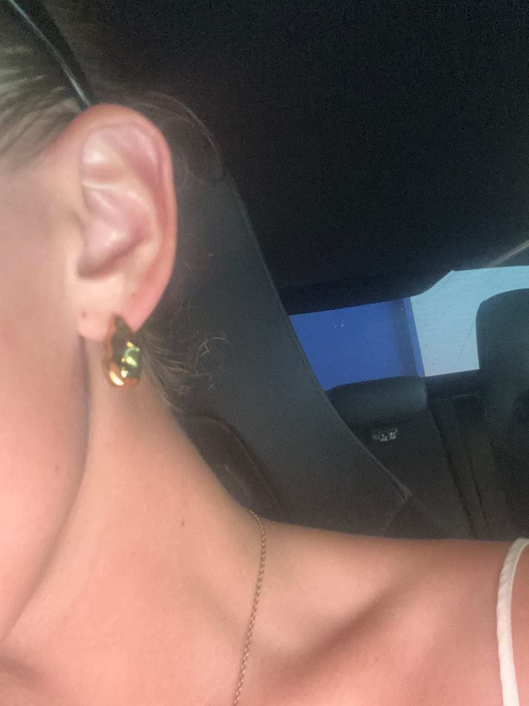 Customer photo review of Infinite Earrings