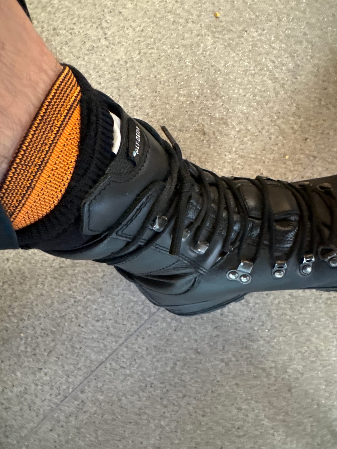 Customer photo review of Pair of Ankle Compression Support Sleeves For Achilles Tendon and Ankle Sprains