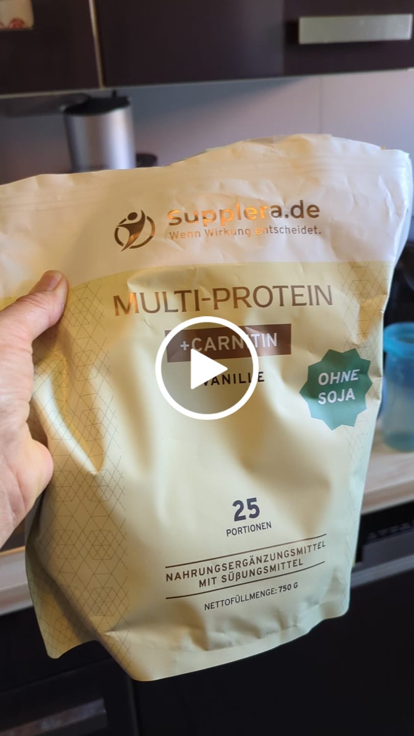 Customer video review of Multi Protein m. Vanille-Geschmack 750g Beutel