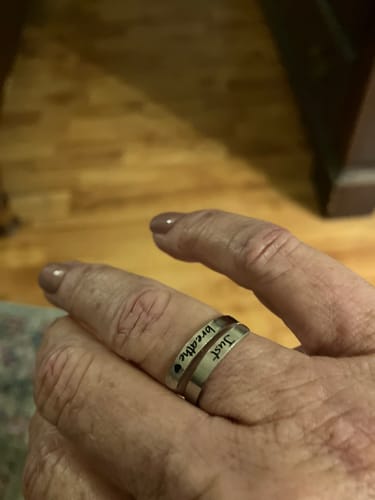 Customer photo review of Just Breathe Ring