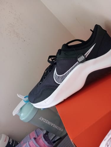 Customer photo review of Mens NIKE LEGEND ESSENTIAL 2 Black/White/Iron Grey