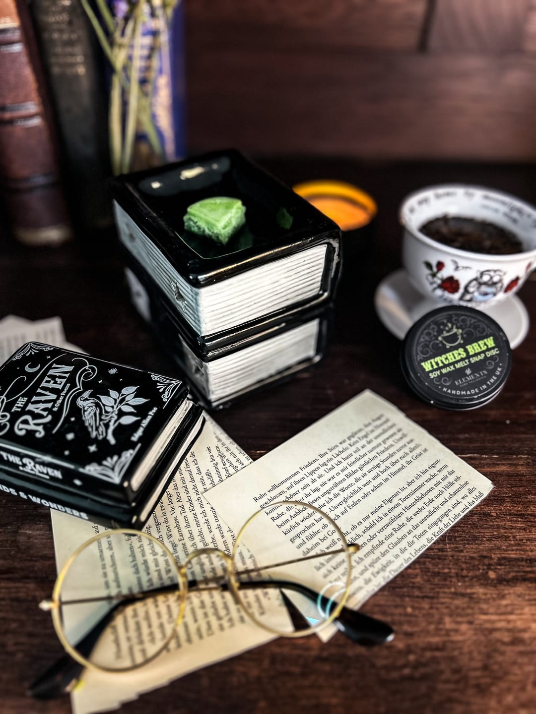 Customer photo review of Zauberbuchstapel – Duftlampe