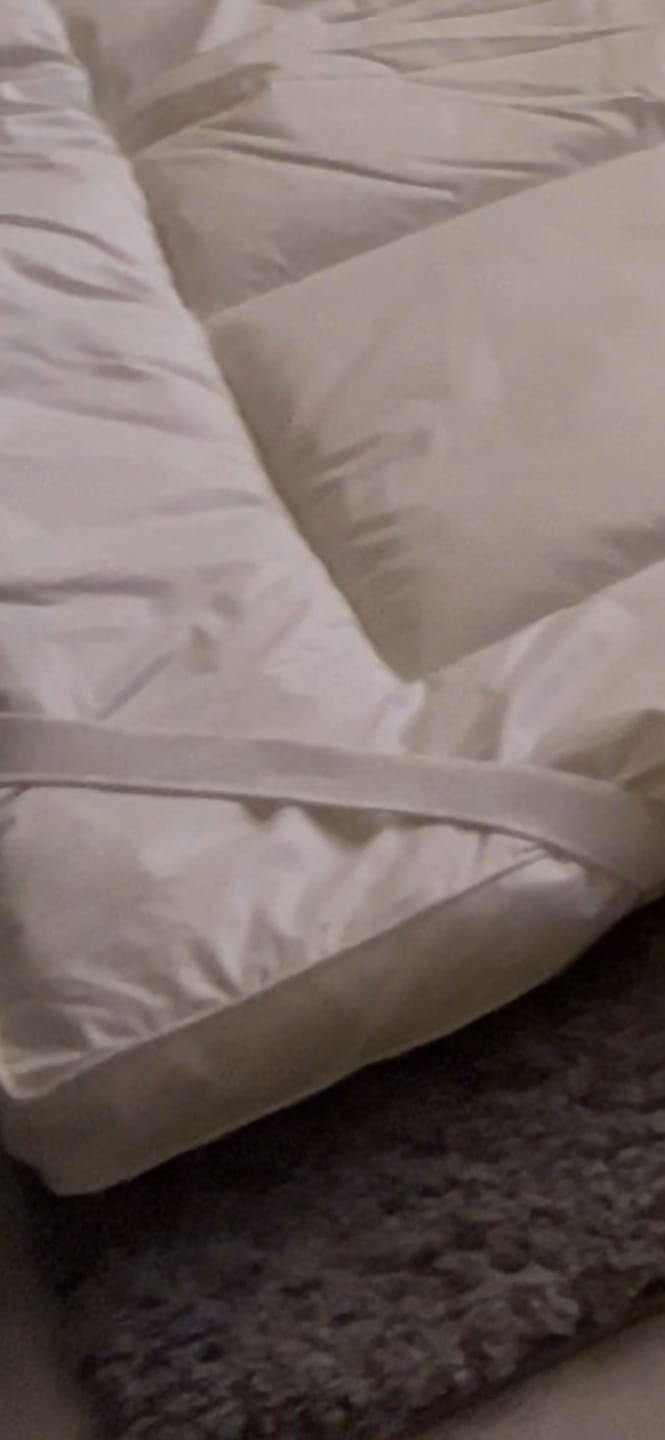 Customer photo review of Micro Fiber Topper Mattress