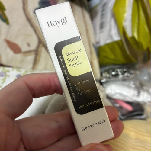 Customer photo review of Snail Eye Cream Stick Collagen
