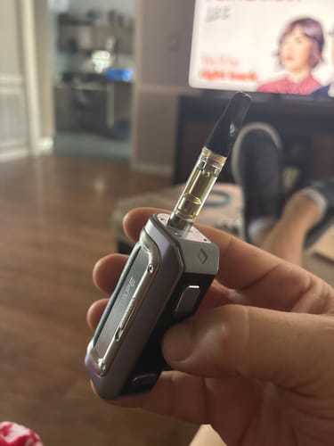 Customer photo review of 1 Gram THC-A Full Spectrum Vape Cartridge | Skywalker OG - Indica