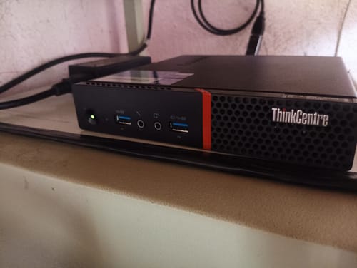 Customer photo review of Lenovo Thinkcentre M700 Mini Desktop Pc | Intel i3 6th Gen | Win 11 Pro | Refurbished