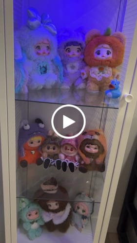Customer video review of TOPTOY Naruto Shippuden Cute Beast Party Series Vinyl Plush Naruto Kakashi Uchi Blind Box
