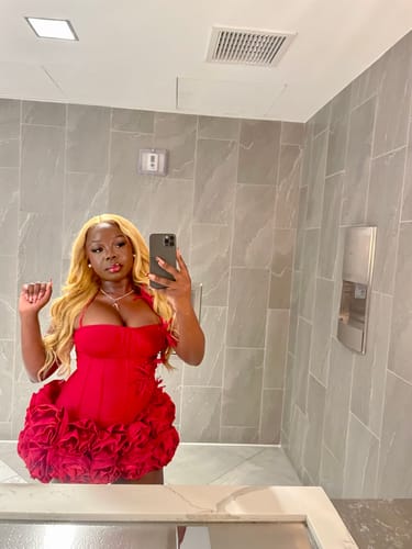 Customer photo review of Neveah Mini Dress