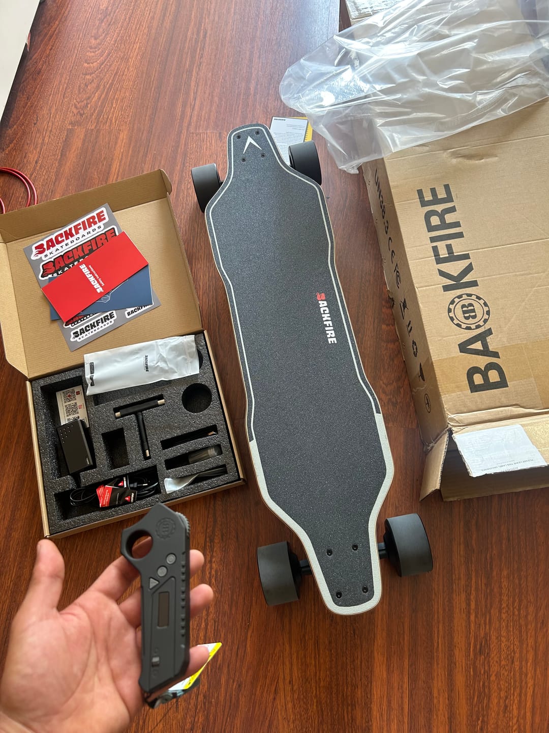 Customer photo review of Backfire G2 Black & G2Z Electric Skateboard with R5s Remote