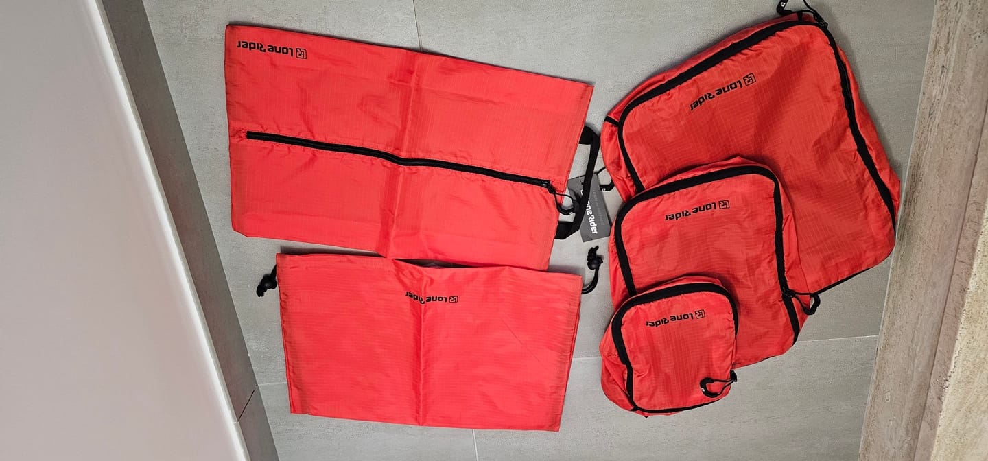 Customer photo review of Travel Packing Cubes - Ultimate Travel Packing Set