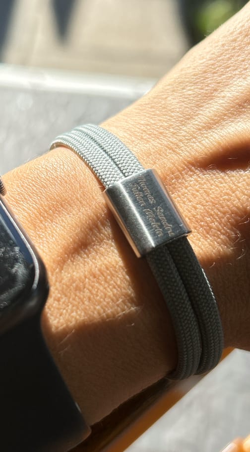 Customer photo review of Gravur Armband WUNSCHGRAVUR