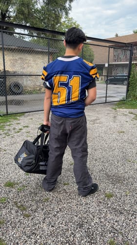 Customer photo review of Fear Not Duffle Bag