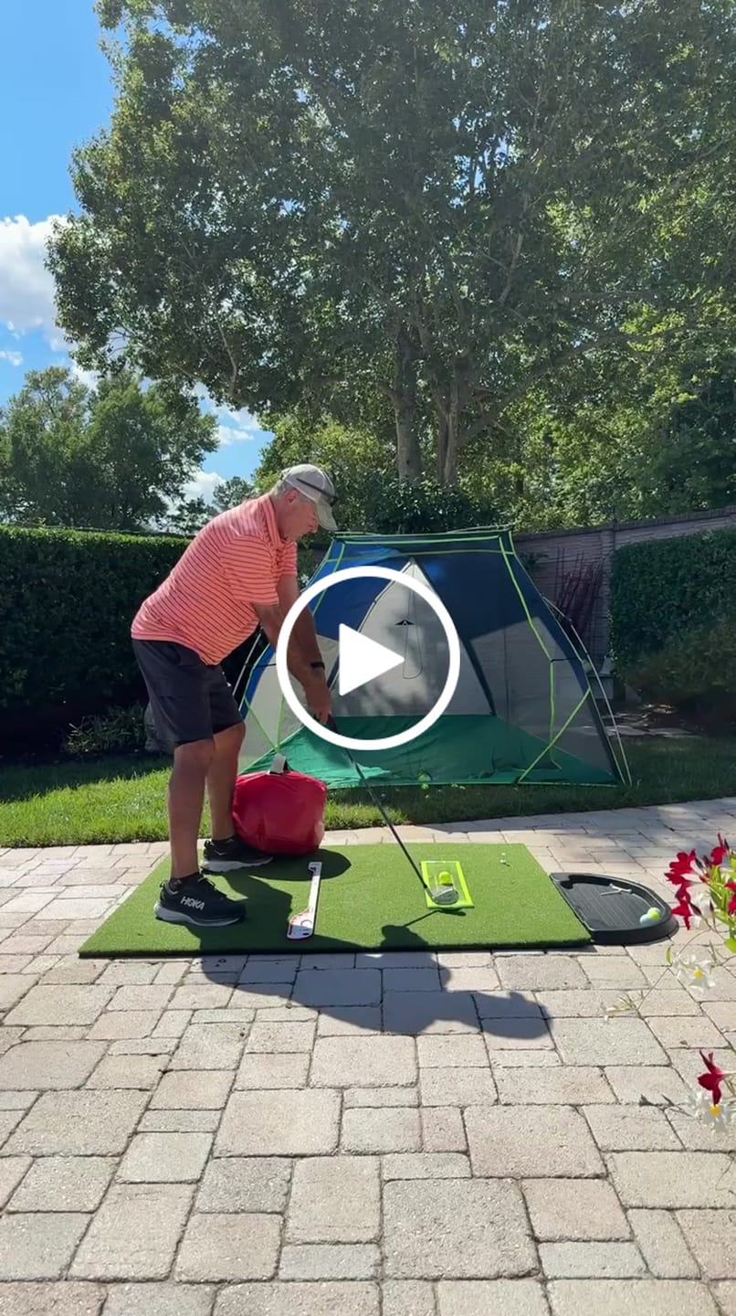 Customer video review of PRE ORDER- Divot Board Turf Mat 4x5 -Mat Only - Perfect for Existing Divot Board Owners **SHIPS END OF APRIL**