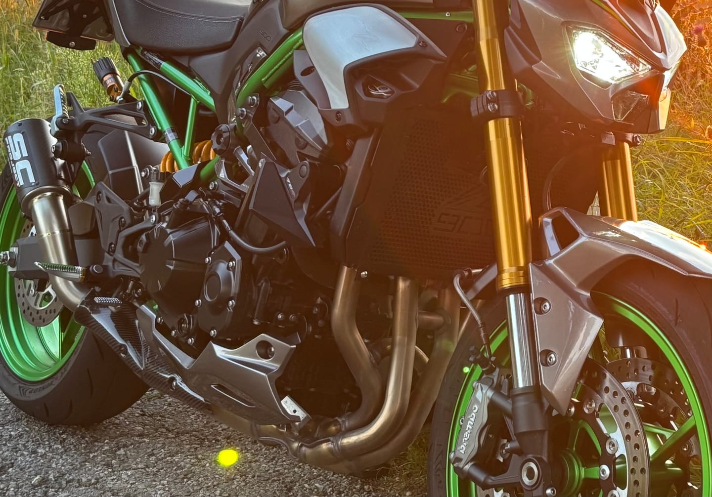 Customer photo review of Kawasaki Z900 Sturzpads – Top Block Racing – Paar – SE / Performance / A2 - Modelle (2025)