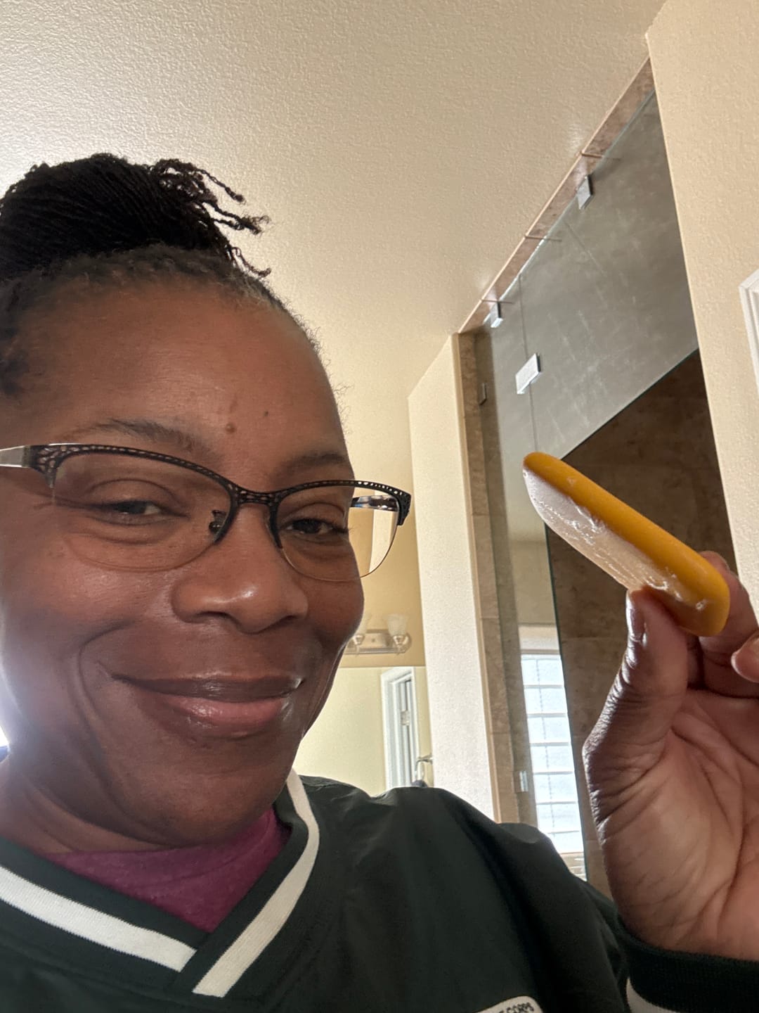Customer photo review of Turmeric Brightening Soap (with Vitamin C, Alpha Arbutin, Oat)