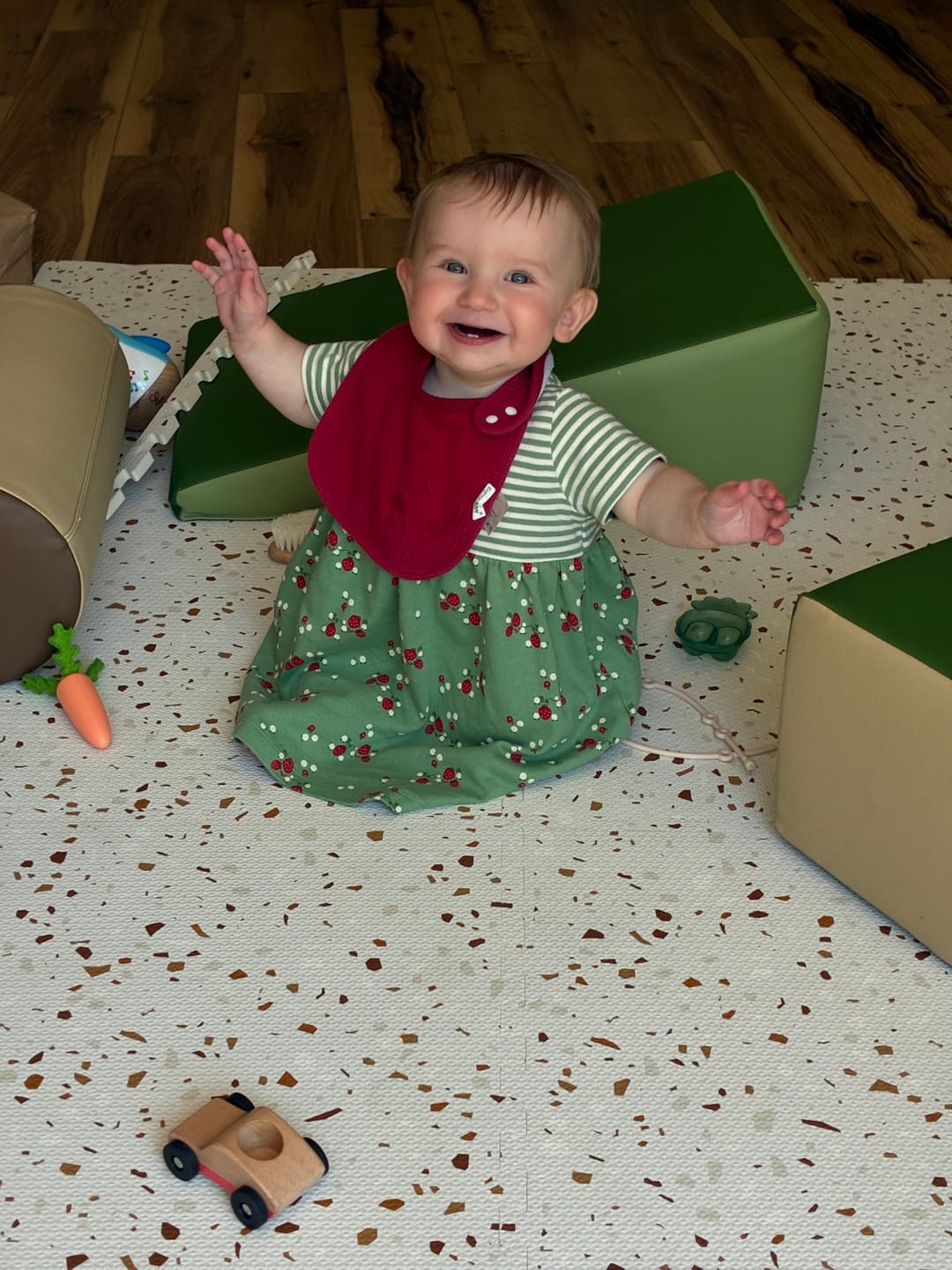 Customer photo review of Grow Your Own Easy Peasy Dress Set