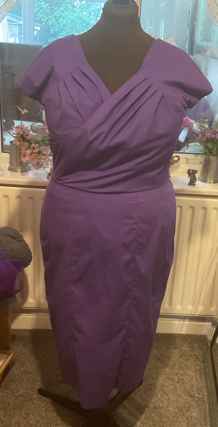 Customer photo review of Plain 100% Cotton Lawn Fabric