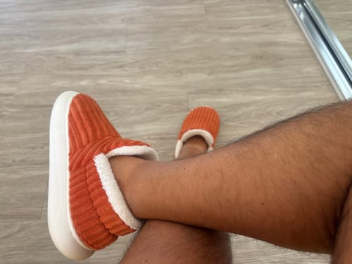 Customer photo review of Cozie Co Slippers
