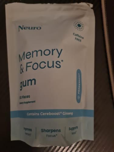 Customer photo review of Memory & Focus Gum